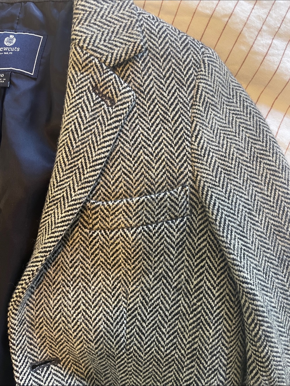 Crewcuts Wool Tweed Blazer Jacket - Picture 6 of 11